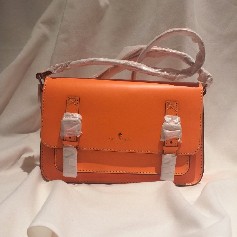 NWT kate spade - essex scout crossbody : orange